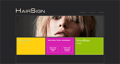Desktop Screenshot of coiffeur-hairsign.ch