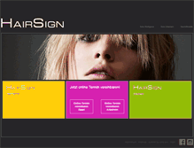 Tablet Screenshot of coiffeur-hairsign.ch
